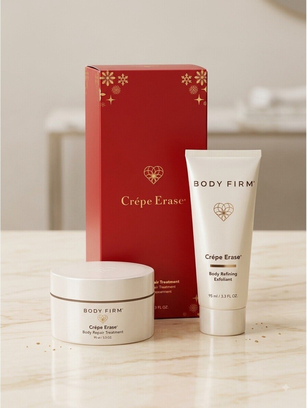 Crepe Erase 2-Step  Body Repair Treatment Set (Ultra 3.3oz&Body Smoothing 3.3oz)